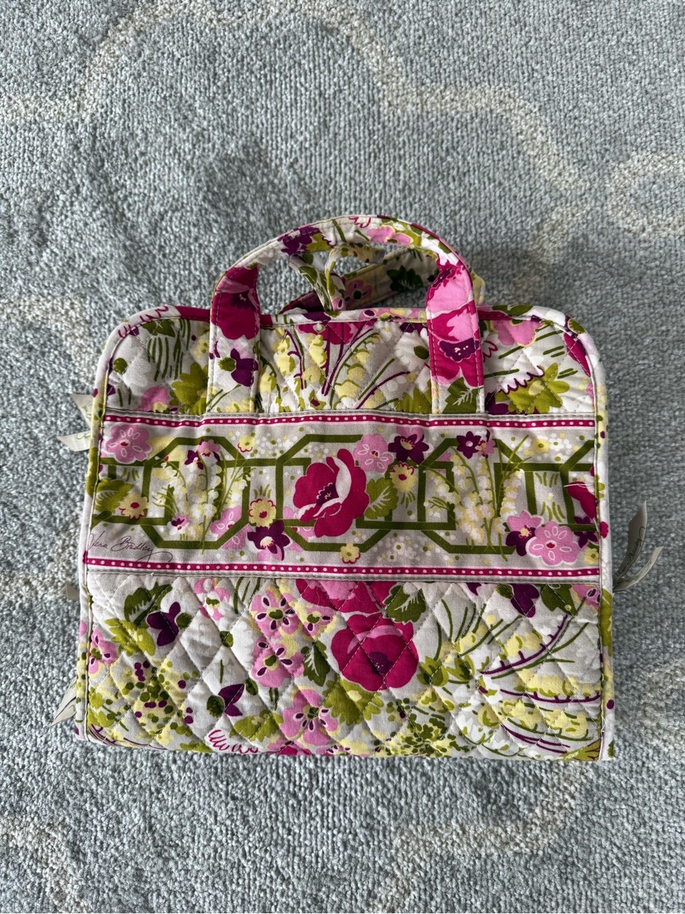 Vera Bradley Hanging Travel Organizer – Pink Floral